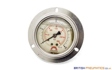 Load image into Gallery viewer, Watson Stainless Steel 20 Bar Flange Pressure Gauge (Back Entry) 1/4&quot; BSPT - British Pneumatics (Online Wholesale)